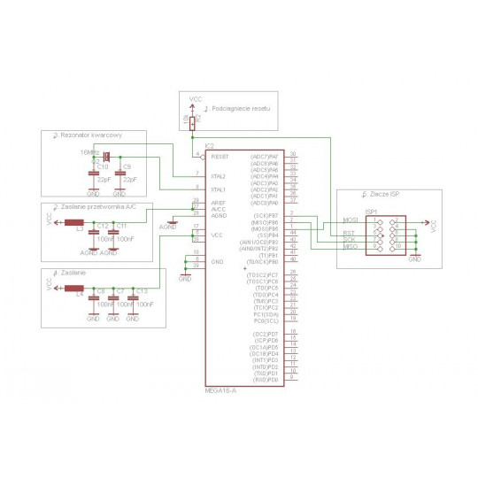 Мікроконтролер AVR - ATmega16A-AU SMD