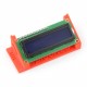 Podstawka na wyświetlacz LCD 2x16 znaków - druk 3D - czerwona Podstawka na wyświetlacz LCD 2x16 znaków - druk 3D - czerwona