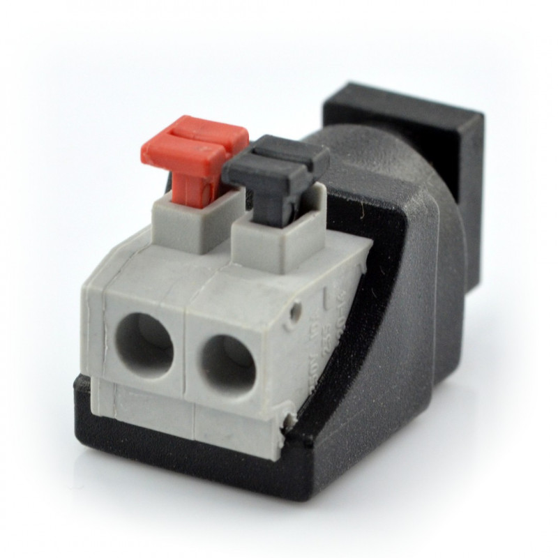 Gniazdo DC φ5.5 x 2.1 mm z szybkozłączem