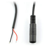 Gniazdo DC φ5.5 x 2.1 mm z przewodem 1m
