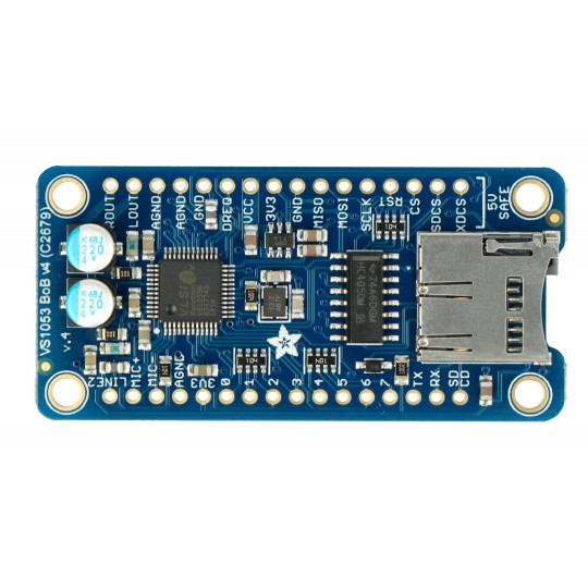 Кодек VS1053 - MP3/WAV/MIDI/OGG плеєр з функцією запису - Adafruit 1381