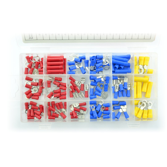 Комплект з'єднувачів та гільз - 150 шт.