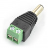 Wtyk DC 5.5 x 2.1 mm z szybkozłączem - zdjęcie 2