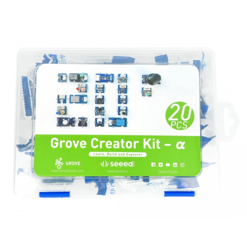 Grove Creator Kit - α - zestaw twórcy - 20 modułów Grove dla Arduino