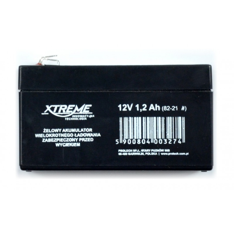 Akumulator żelowy 12V 1,2Ah Xtreme