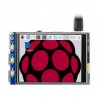 Ekran dotykowy rezystancyjny LCD TFT 3,2'' (C) 320x240px GPIO dla Raspberry Pi 4B/3B+/3B/Zero - zdjęcie 1
