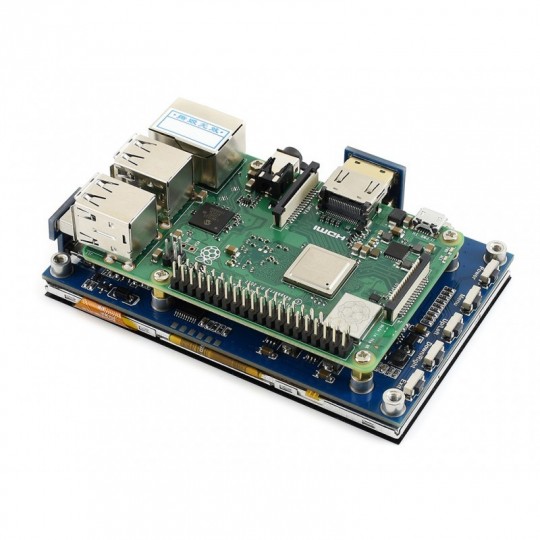 Сенсорний екран B ємнісний РК-дисплей 4.3'' IPS 800x480px HDMI + USB для Raspberry Pi 4B/3B/3B+Zero - Waveshare 15932