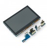 Ekran dotykowy Waveshare B pojemnościowy LCD 4,3'' IPS 800x480px HDMI + USB dla Raspberry Pi 4B/3B/3B+Zero - zdjęcie 9