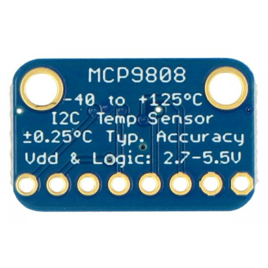 MCP9808 - Високоточний датчик температури I2C - Adafruit 1782