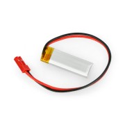 Akumulator Li-Pol Akyga 3,7V 1S 120mAh konektor+gniazdo 2,54 JST - 2 piny