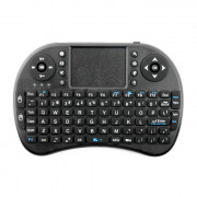 Klawiatura bezprzewodowa + touchpad Mini Key - czarna - AAA