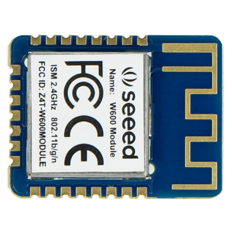 Moduł WiFi W600 ARM Cortex-M3 - 16GPIO, antena PCB