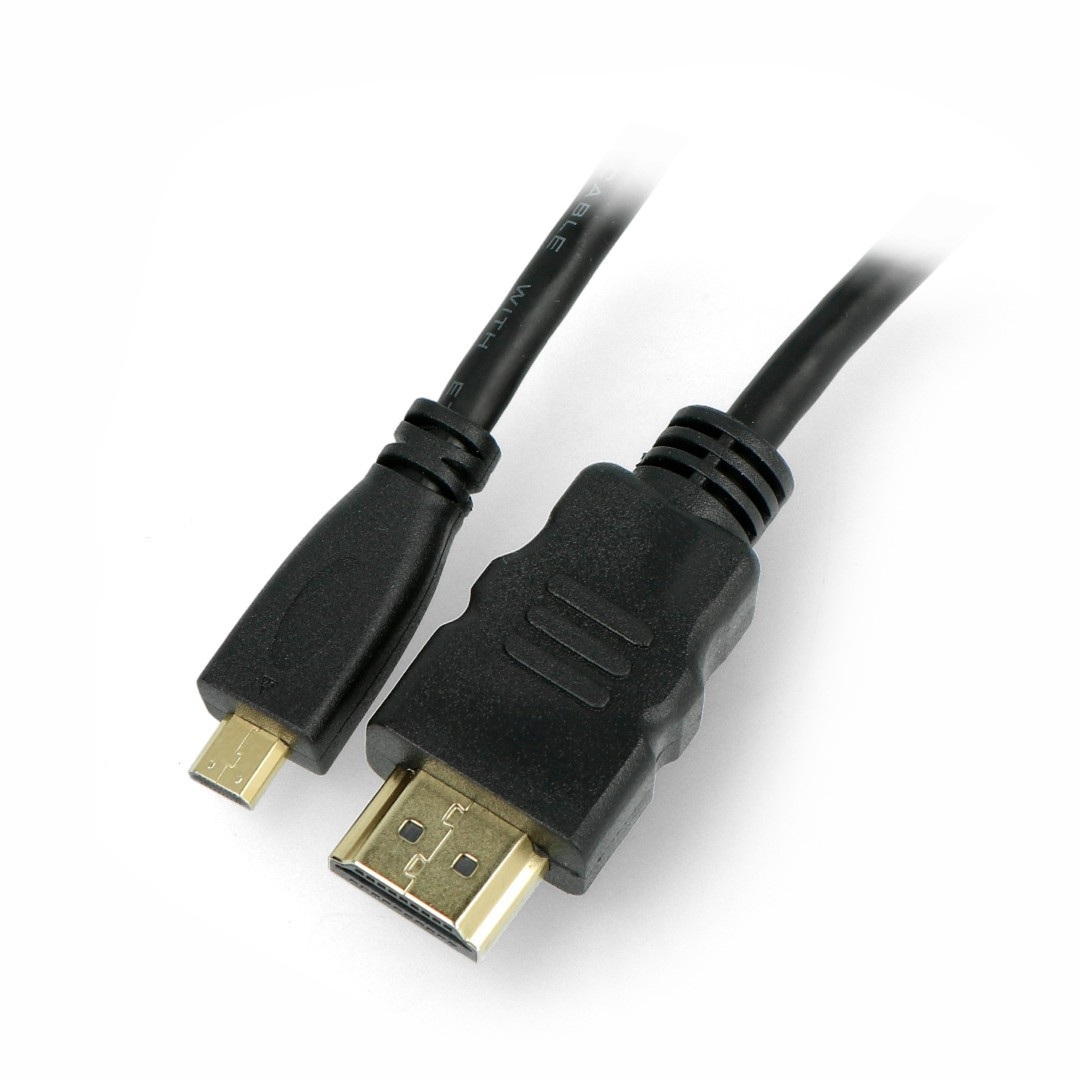 						Przewód HDMI-micro HDMI 2.0 Blow Classic czarny - 1,5m
