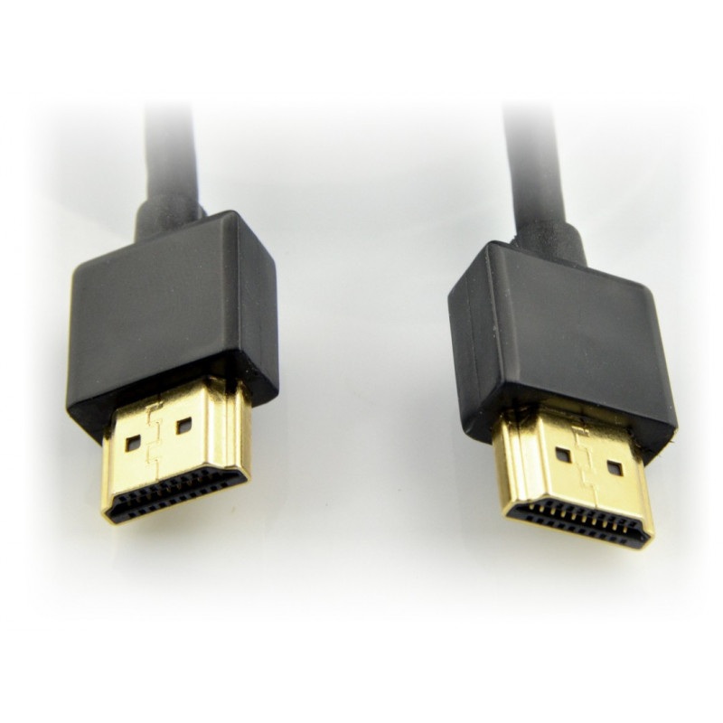 Przewód HDMI-HDMI BLACK wersja 2.0 3m