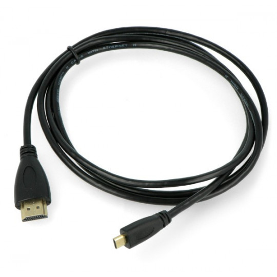 Кабель MicroHDMI - HDMI - 1,5 м - Akyga AK-HD-15R