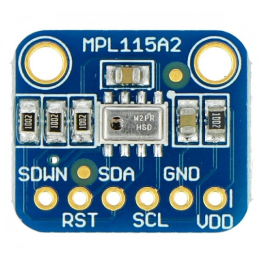 MPL115A2 - Цифровий барометр, датчик тиску/висоти 115 кПа I2C 3-5 В - Adafruit 992