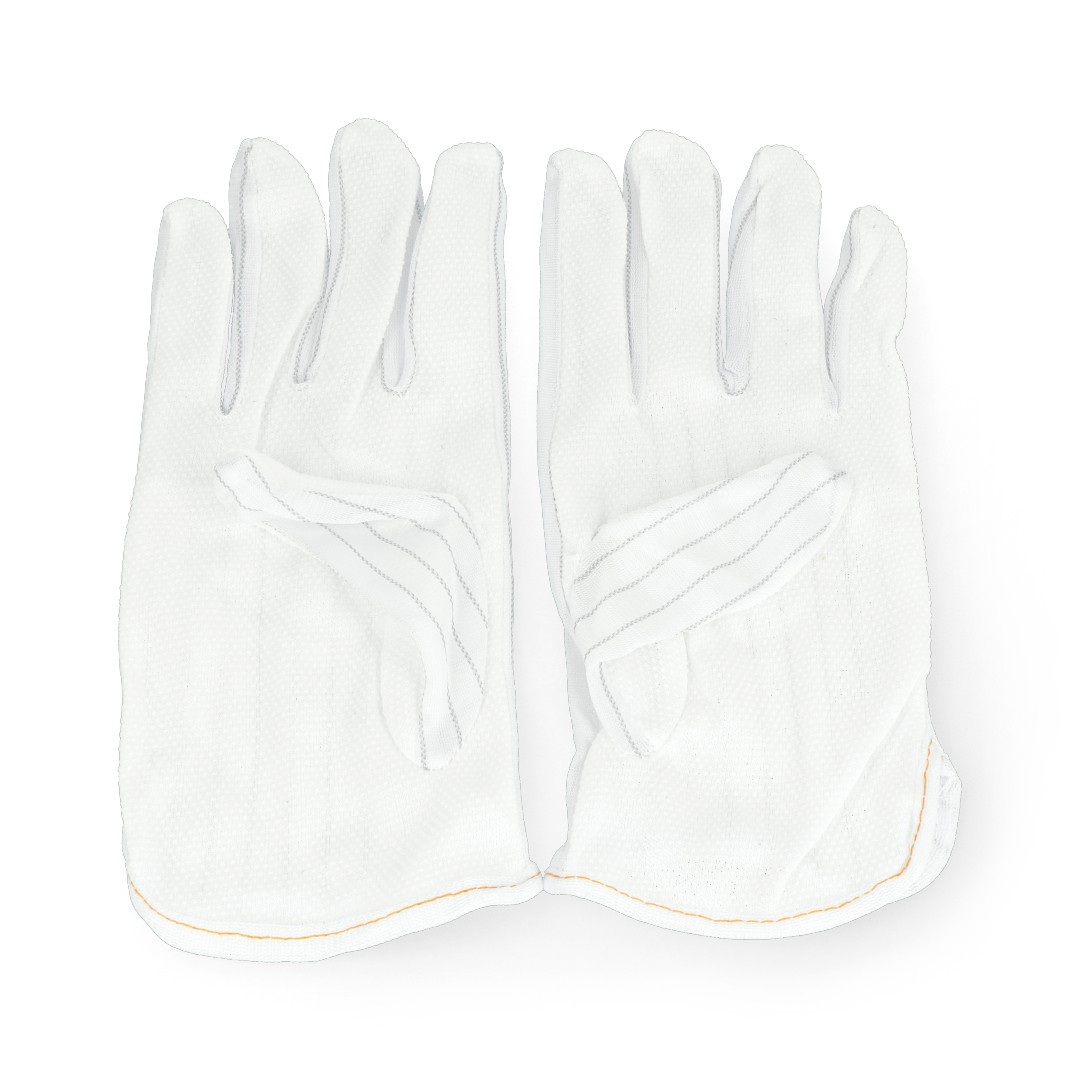 						Rękawiczki antystatyczne ESD nakrapiane - rozmiar L