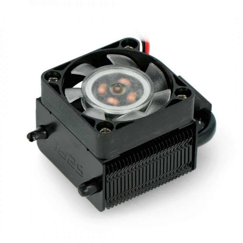 Black Warrior ICE Tower CPU Cooling Fan - Wentylator z radiatorem dla Raspberry Pi 4B/3B+/3B - czarny
