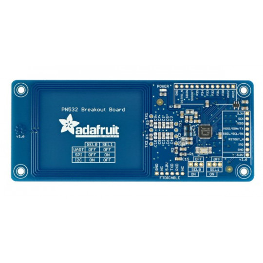 PN532 NFC/RFID контролер 13.56 МГц - Adafruit 364
