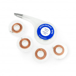 Plecionka do odsysania cyny 5in1 1,5mm + podajnik