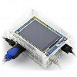 Obudowa do Raspberry Pi 3/2 i ekranu PiTFT - przezroczysta