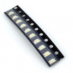 Dioda LED smd 1206  żółta - 10 szt.