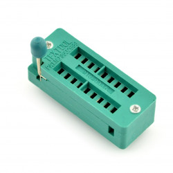 Podstawka testowa ZIF 18pin raster 7,62mm