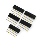 Gniazdo żeńskie przedłużone 1x10 raster 2,54mm