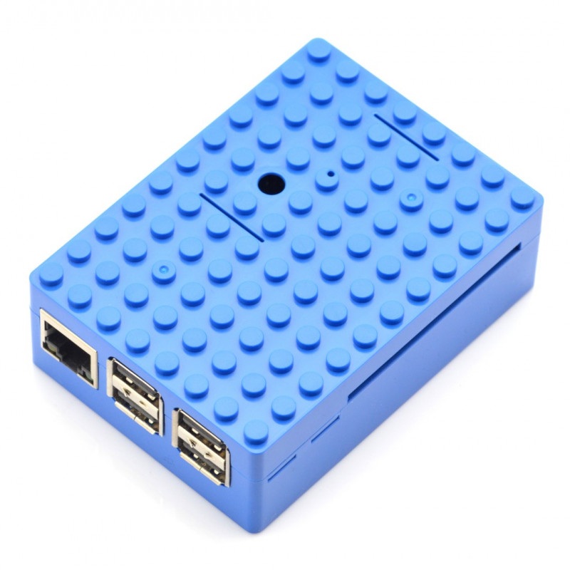 Pi-Blox - obudowa Raspberry Pi Model 3/2/B+ - niebieska
