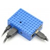 Pi-Blox - obudowa Raspberry Pi Model 3/2/B+ - niebieska - zdjęcie 4