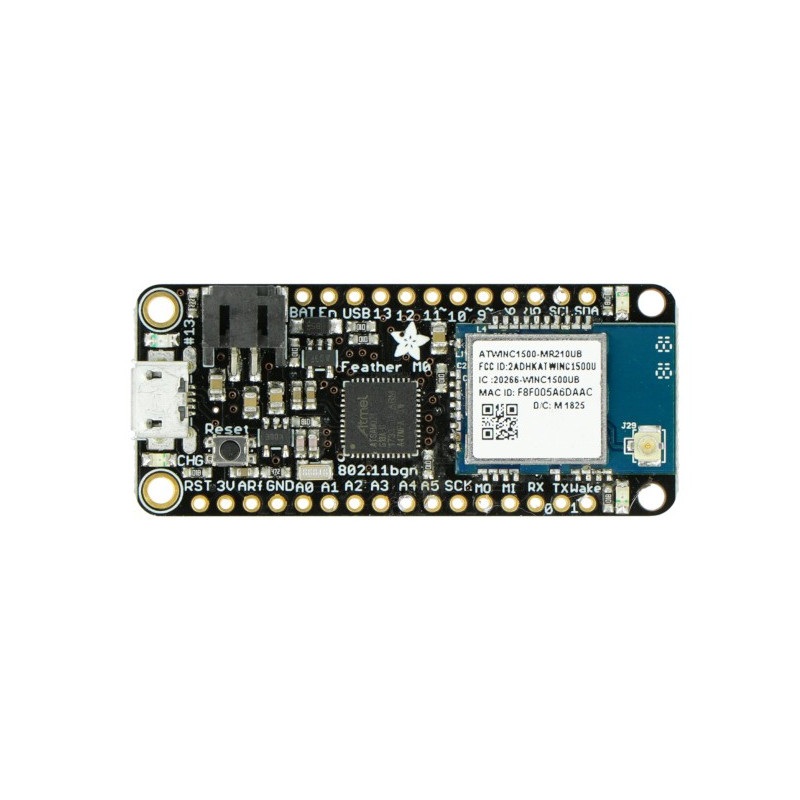 Adafruit Feather M0 WiFi 32-bit + złącze u.Fl - zgodny z Arduino