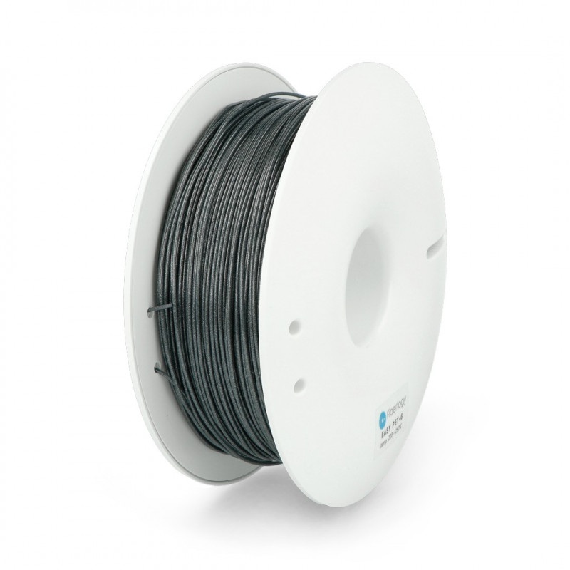 Filament Fiberlogy Easy PET-G 1,75mm 0,85kg - Vertigo(czarny z brokatem)