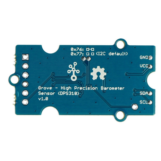 Grove - цифровой барометр, датчик давления/температуры 120 кПа, I2C/SPI - DPS310 - Seeedstudio 101020812