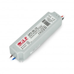 Zasilacz do taśm i pasków LED GLP GPV-50-12 - 12V/4A/48W