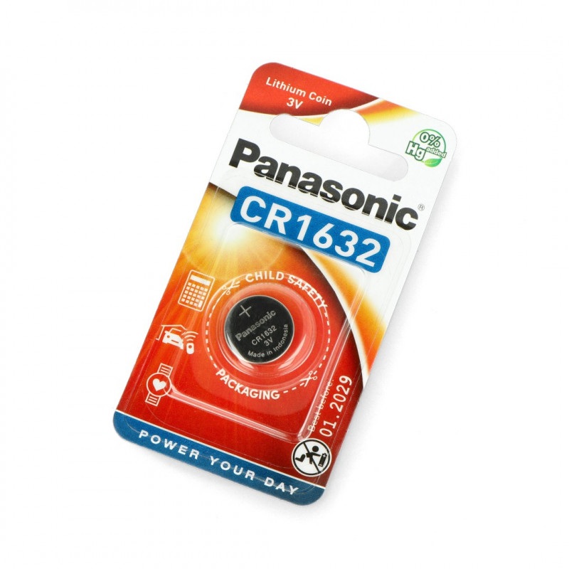 Bateria litowa CR1632 3V Panasonic- 5szt.