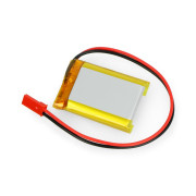 Akumulator Li-Pol Akyga 1000mAh 1S 3,7V - złącze JST-BEC + gniazdo 40x30x8mm