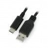 Przewód ART USB A 2.0 - USB C czarny - 2m - zdjęcie 1