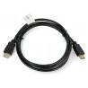 Przewód HDMI Lanberg 4K V1.4 CCS - czarny - 1,8m - zdjęcie 3