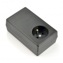 Obudowa na zasilacz plastikowa Kradex Z31 - 120x70x44mm czarna z gn...