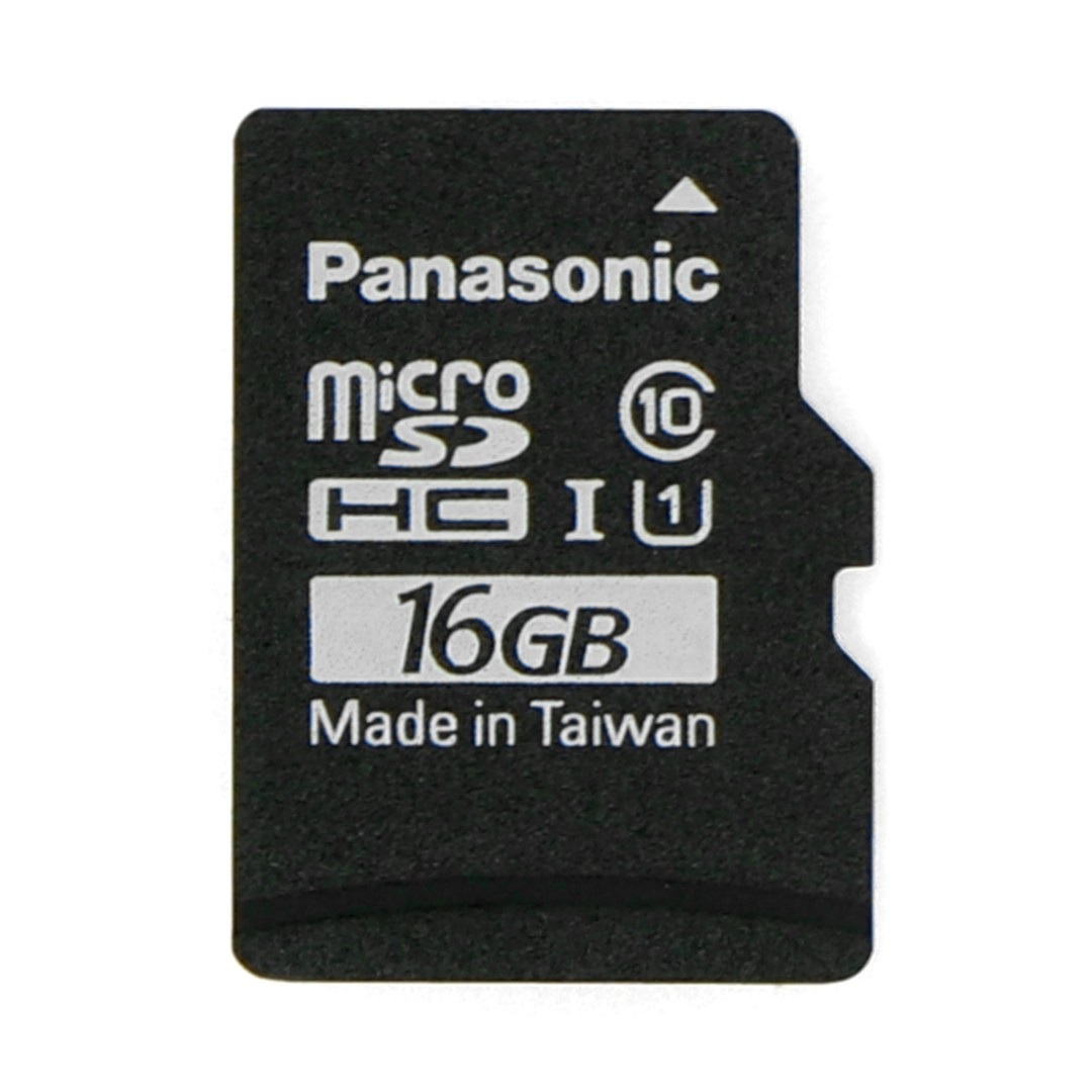 Karta pamięci Panasonic microSD 16GB 40MB/s klasa A1 (bez adaptera) + system Raspbian dla Raspberry Pi 4B/3B+/3B/2B/Zero