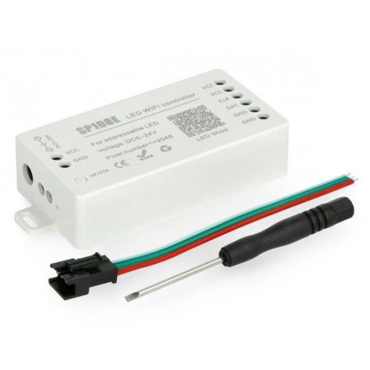 Контролер для адресних WiFi світлодіодних стрічок та стрічок SP108E LED WiFi контролер LED магазин