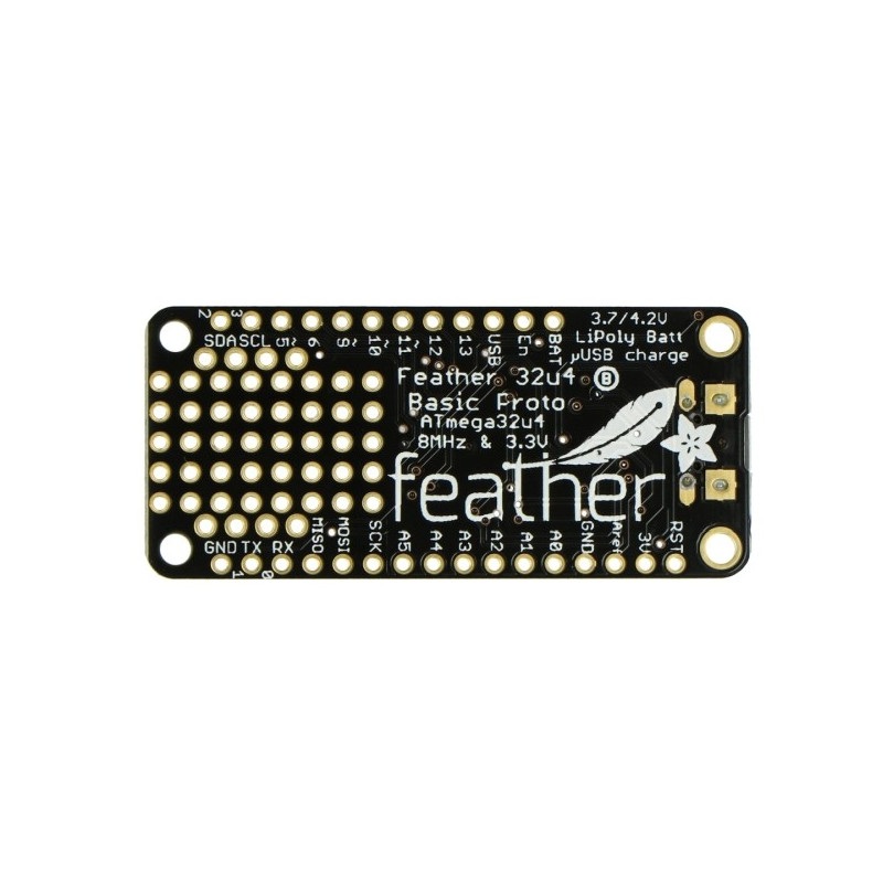 Adafruit Feather 32u4 Basic Proto - moduł prototypowy