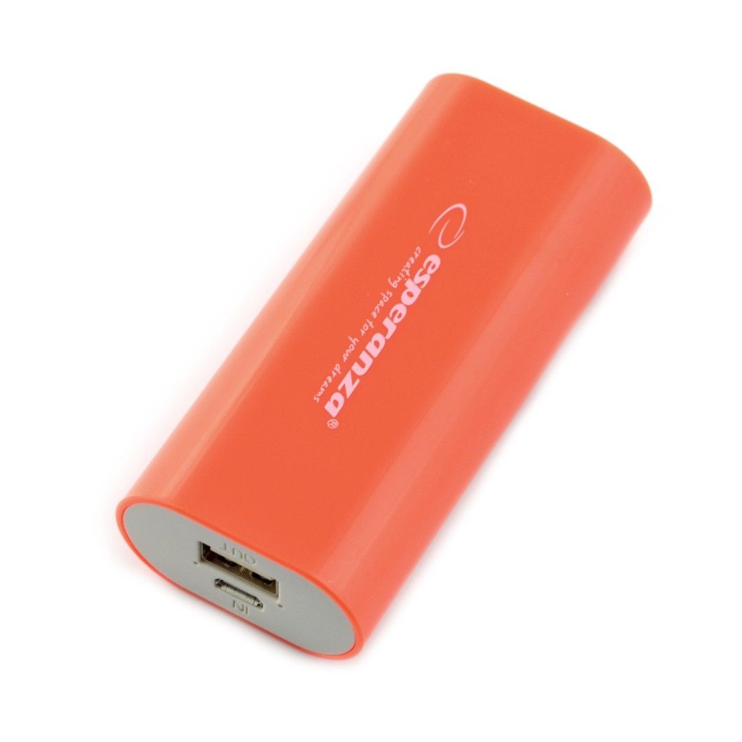 Mobilna bateria PowerBank Esperanza Hadron EMP105R 4400mAh czerwona