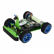 PiRacer DonkeyCar - 4-kołowa platforma robota AI z kamerą i napędem DC oraz wyświetlaczem OLED