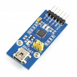 Konwerter USB-UART CP2102 - gniazdo miniUSB - Waveshare 8085
