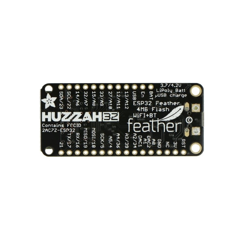 Adafruit Feather Huzzah ESP32 - moduł WiFi, Bluetooth GPIO