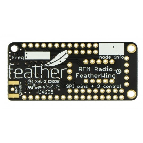Радіомодуль FeatherWing RFM69 433 МГц - щит для Feather - Adafruit 3230