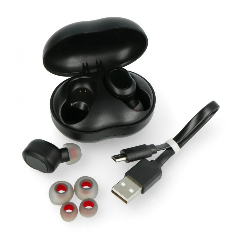 Słuchawki douszne Xblitz UNI PRO 3 - Bluetooth z mikrofonem - czarne
