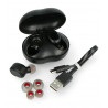 Słuchawki douszne Xblitz UNI PRO 3 - Bluetooth z mikrofonem - czarne - zdjęcie 4
