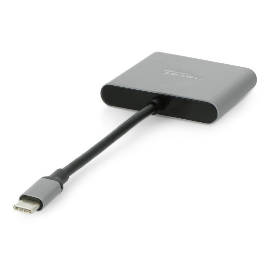 Хаб - багатопортовий Natec Fowler Mini - USB-C PD HDMI - сірий